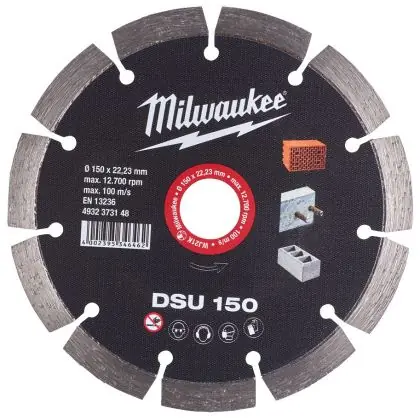 Cenově Výhodný Diamantový kotouč MILWAUKEE DSU 150 mm