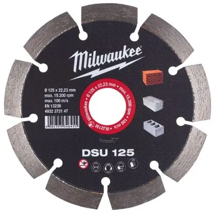 Doprava Zdarma Diamantový kotouč MILWAUKEE DSU 125 mm