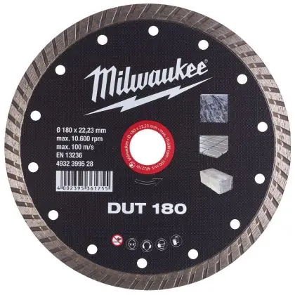 Víkendová Akce Diamantový kotouč MILWAUKEE DUT 180 mm