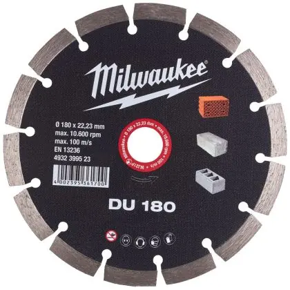 Diamantový kotouč MILWAUKEE DU 180 mm Bezpečná Platba