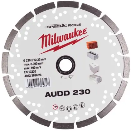Doprava Zdarma Diamantový kotouč MILWAUKEE SPEEDCROSS AUDD 230 mm