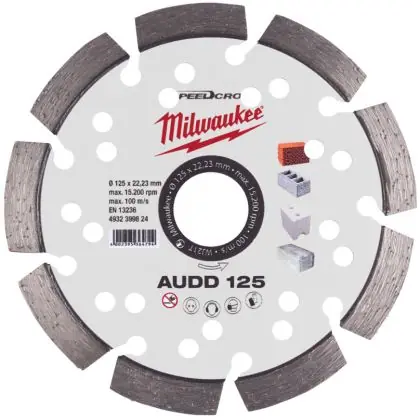 Diamantový kotouč MILWAUKEE SPEEDCROSS AUDD 125 mm Sleva
