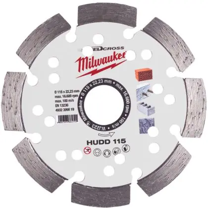 Bezpečná Platba Diamantový kotouč MILWAUKEE SPEEDCROSS HUDD 115 mm