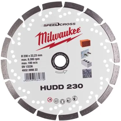 Diamantový kotouč MILWAUKEE SPEEDCROSS HUDD 230 mm Originální