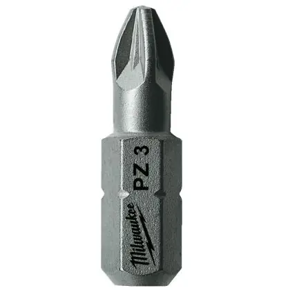 Tovární Cena Bit MILWAUKEE PZ3 x 25 mm 25 ks