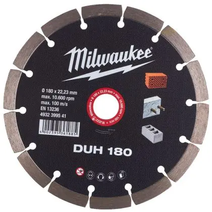Diamantový kotouč MILWAUKEE DUH 180 mm Víkendová Akce
