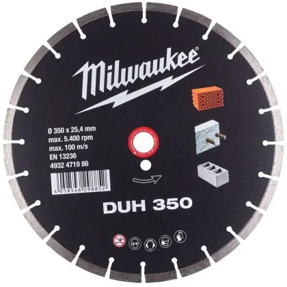 Akční Cena Diamantový kotouč MILWAUKEE DUH 350 mm