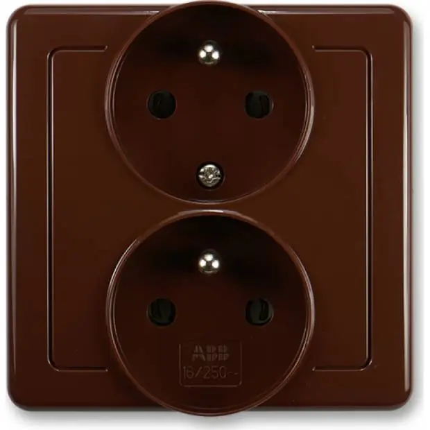 Časově Omezené ABB 5512G-C02249 H1 Swing zásuvka dvojnásobná polozapuštěná s ochrannými kolíky