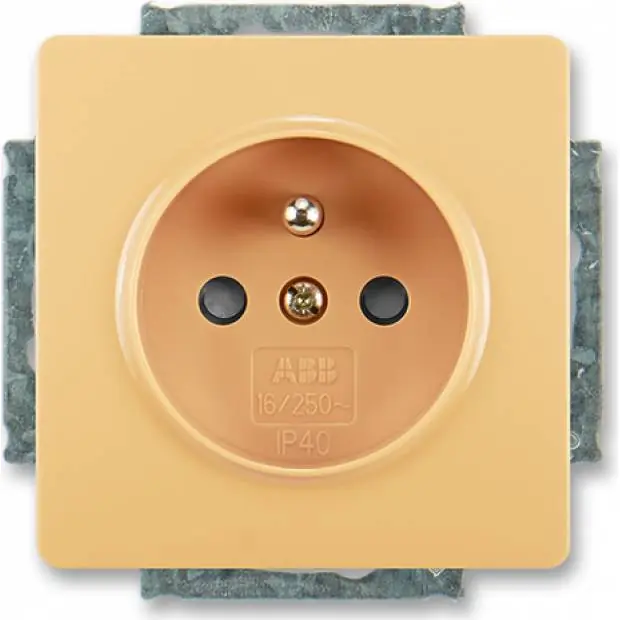 Top Prodej ABB 5518G-A02359 D1 Swing zásuvka jednonásobná s ochran. kolíkem s clonkami