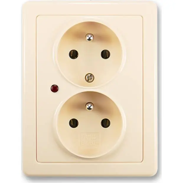ABB 5592G-C02349 C1 Swing zásuvka dvojnásobná s ochranou před přepětím Sezónní Sleva