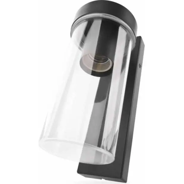 Akční Cena ZGC010P LED zahradní nástěnné svítidlo ZALA, 14,5 × 8,9 × 26,2 cm, 1 × E27, 15 W EMOS