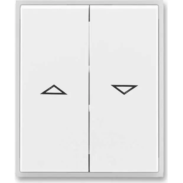 ABB 3558E-A00662 01 Element kryt spínače žaluziového dělený s potiskem Autentický