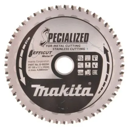 Pilový kotouč MAKITA Efficut TCT na kov 150x20 mm 48 zubů Vrácení Zdarma