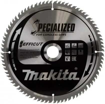 Pilový kotouč MAKITA Efficut TCT 260x30 mm 80 zubů Poslední Šance