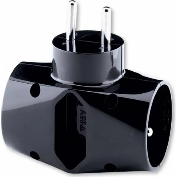 5323-23 N Adaptor rozbočovací, chráněný, černý Cenová Bomba