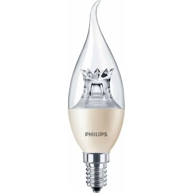 Rychlé Dodání Philips MASTER LEDcandle DT 6-40W E14 827 BA38 svíčková žárovka