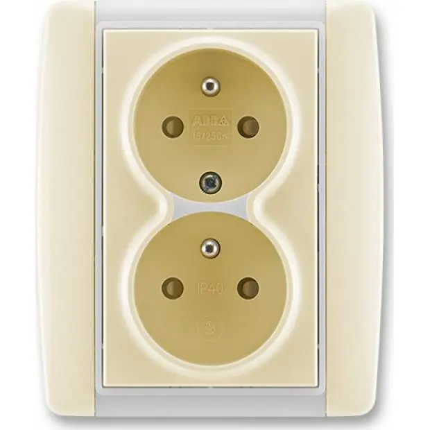 ABB 5512E-C02359 21 Element zásuvka dvojnásobná chráněná s clonkami Značkový