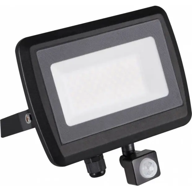 Zlevněný Kanlux ANTEM LED 50W-NW-SE B   Reflektor LED s čidlem 33208