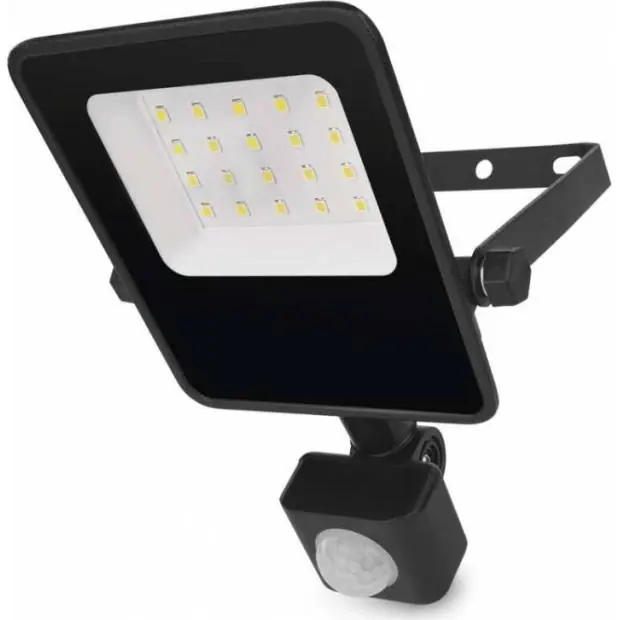 ZS2913 LED reflektor VISIO s pohybovým čidlem, 10 W, černý, neutrální bílá EMOS Novinka