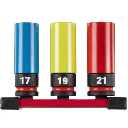 Sada průmyslových hlavic MILWAUKEE SHOCKWAVE 1/2" pro automobily 3 ks Rychlé Dodání