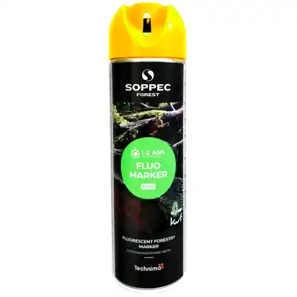 Značkovací sprej SOPPEC FLUO MARKER 500 ml žlutý Omezená Nabídka