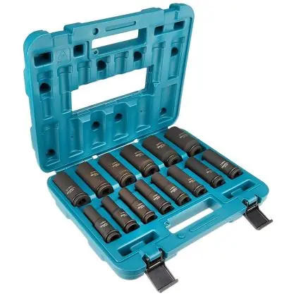 Víkendová Akce Sada nástrčných klíčů MAKITA Impact BLACK 1/2" 14 ks