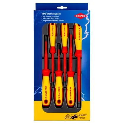 Vysoce Kvalitní Sada VDE šroubováků KNIPEX 002012V02