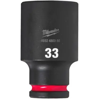 Hlavice průmyslová MILWAUKEE SHOCKWAVE 1/2" 33 mm prodloužená Odeslání Ihned