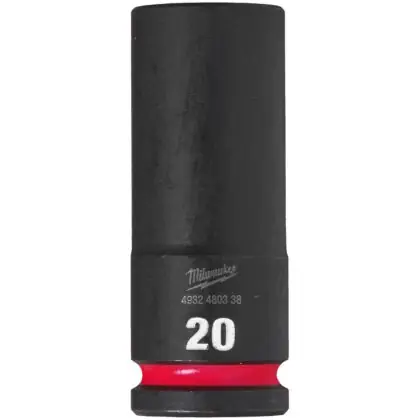 Nakupujte Hned Hlavice průmyslová MILWAUKEE SHOCKWAVE 1/2" 20 mm prodloužená