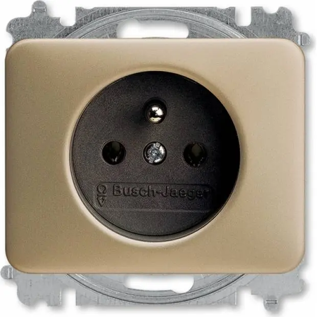 Must-Have ABB 5519B-A02347260 Alpha exclusive zásuvka s kolíkem bez ochr.clonek