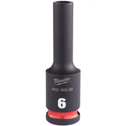Ihned K Objednání Hlavice průmyslová MILWAUKEE SHOCKWAVE 3/8" 6 mm prodloužená