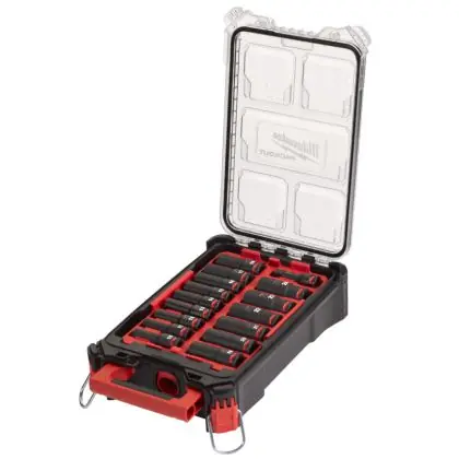 Sada průmyslových hlavic prodloužených MILWAUKEE SHOCKWAVE 1/2" 16 ks Top Prodej
