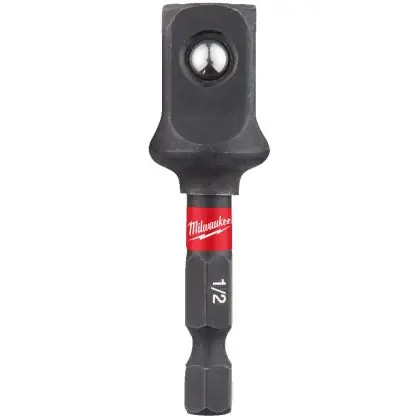 Adaptér MILWAUKEE SHOCKWAVE z 1/4" HEX na 1/2" čtyřhran Expresní Doručení