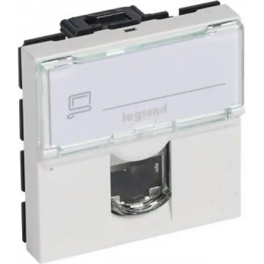 Legrand 076576 Zásuvka 1XRJ45 STP C6A 2M b Akční Nabídka