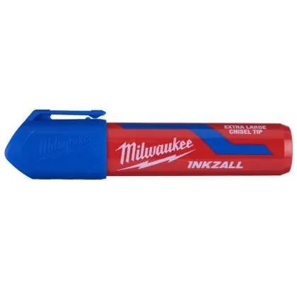 Značkovač s plochým hrotem MILWAUKEE INKZALL XL modrý Horká Nabídka