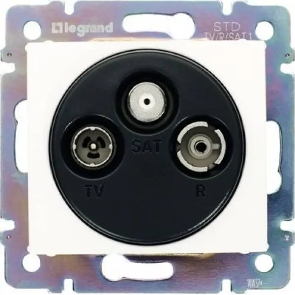 Legrand 774437 DLP Zásuvka televizní TV+RD+SAT Nová Kolekce
