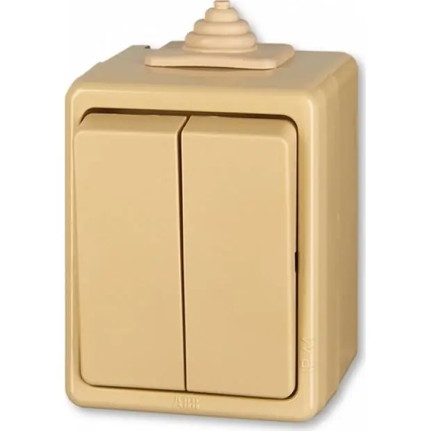 Značkový ABB 3553-05929 D Praktik přepínač sériový, řazení 5, IP 44