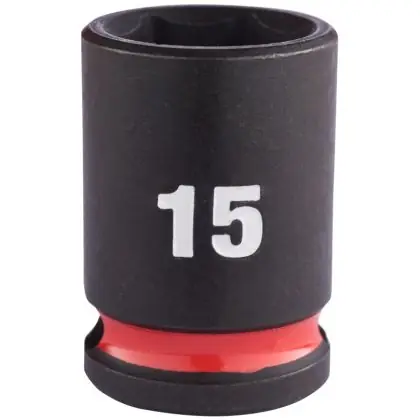 Hlavice průmyslová MILWAUKEE SHOCKWAVE 3/8" 15 mm Tovární Cena