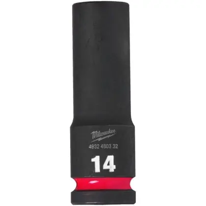 Vrácení Zdarma Hlavice průmyslová MILWAUKEE SHOCKWAVE 1/2" 14 mm prodloužená