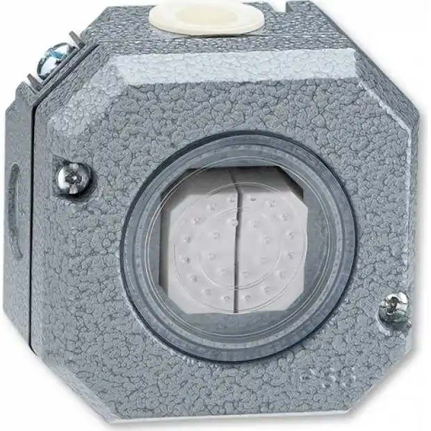 Autentický ABB 3558-52750 Garant přepínač dvojitý střídavý, řazení 6+6, Al, IP 66
