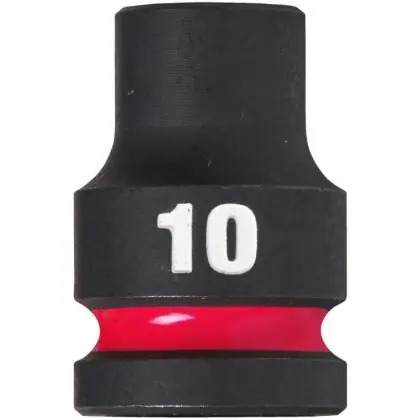 Hlavice průmyslová MILWAUKEE SHOCKWAVE 1/2" 10 mm Doprava Zdarma