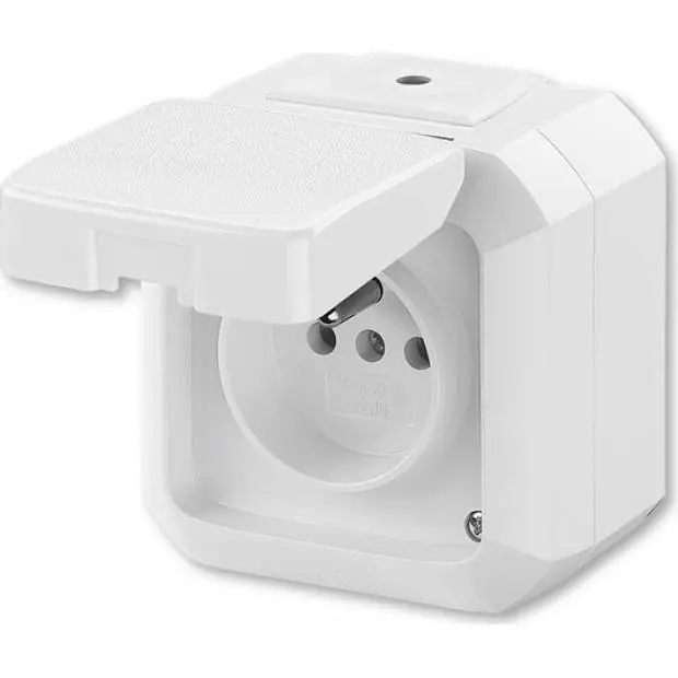 Odeslání Ihned ABB 5518N-C02510 B Variant+ zásuvka jednonásobná s ochranným kolíkem s víčkem IP 54