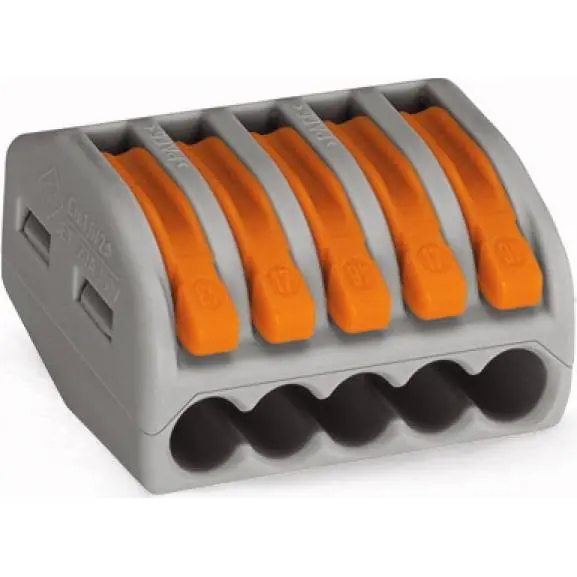 Must-Have Wago 222-415 lustrová svorka s páčkou 5x0,08-2,5 mm2