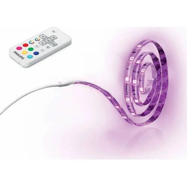Vysoce Kvalitní 70102/31/P6 Lightstrip 5m LED RGB PÁSEK 17W 260lm, dálk.ovládání Philips