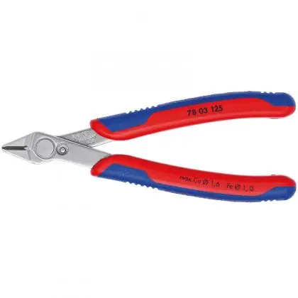 Autentický Štípací kleště pro elektroniku KNIPEX Super Knips 7803125