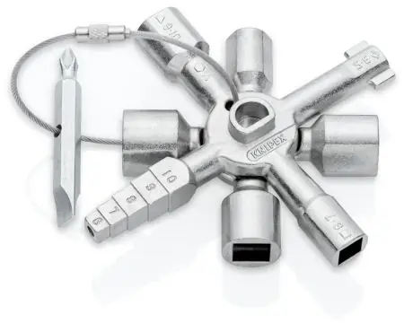 Klíč na rozvodné skříně KNIPEX TwinKey 001101 Originální