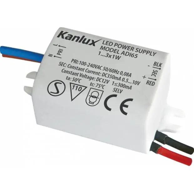 Kanlux ADI 350 1-3W Elektronický transformátor pro napájení LED svítidel 01440 Sezónní Sleva