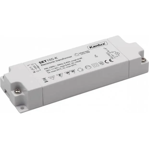 Omezená Nabídka Kanlux SET105-K - Elektronický transformátor 01426
