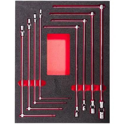 Pěnová vložka MILWAUKEE se sadou výkyvných nástrčných hlavic 8 ks Top Prodej