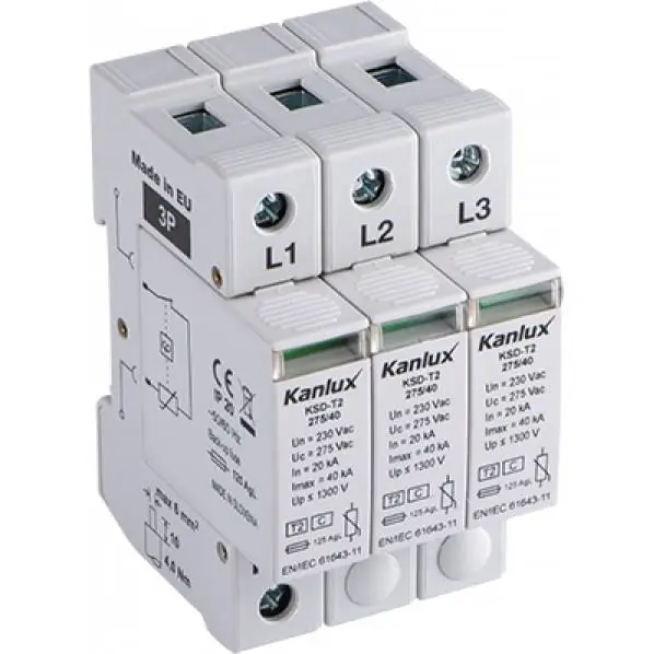 Víkendová Akce Kanlux KSD-T2 275/120 3P Přepěťová ochrana 23132